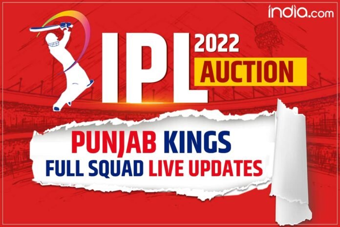 punjab kings ipl 2022 complete players list