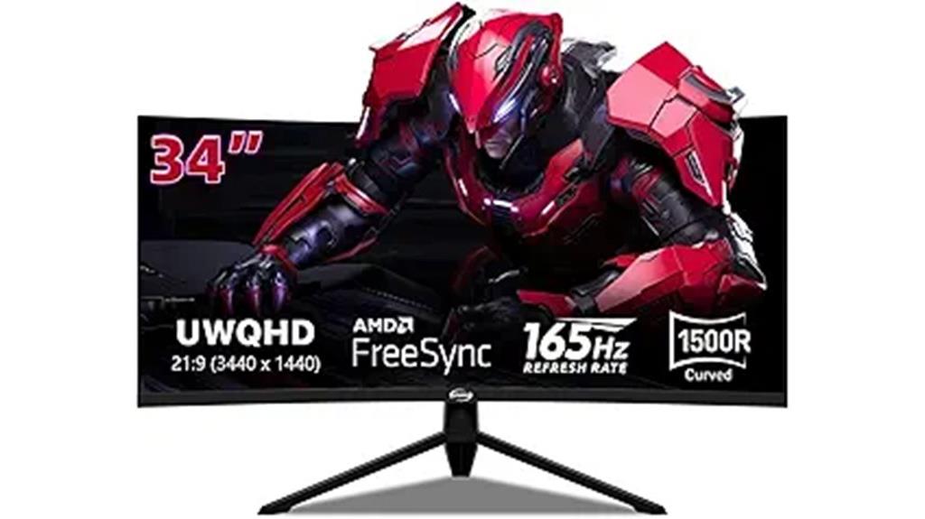 34 inch curved 4k hdr
