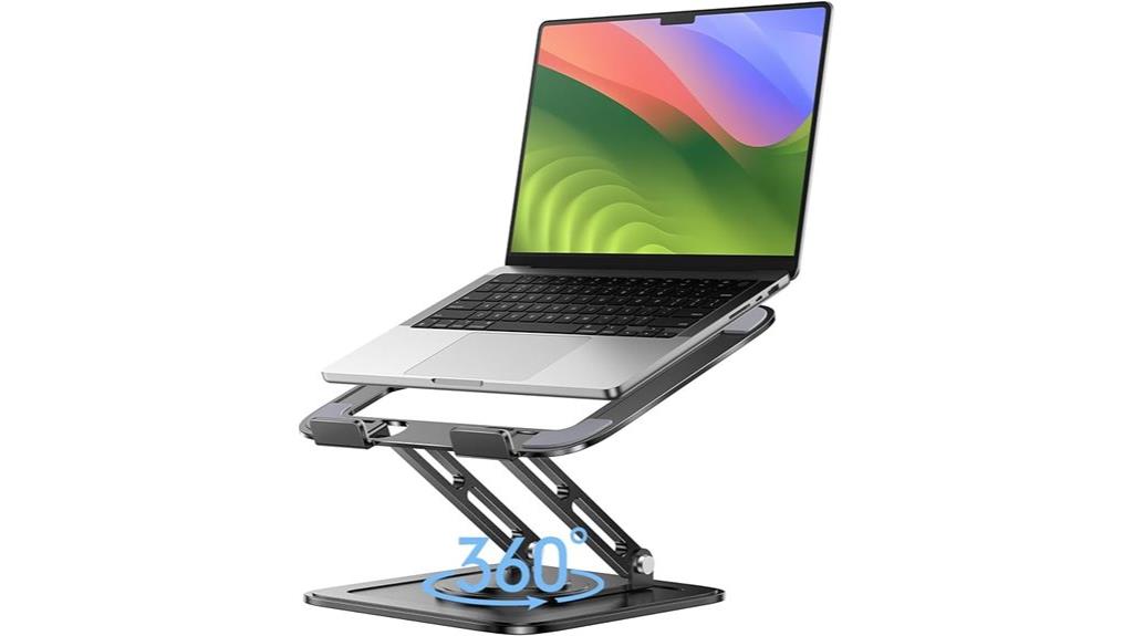 360 degree rotating adjustable stand
