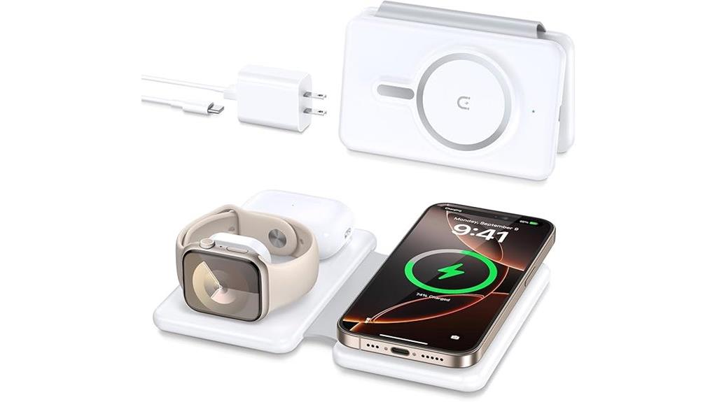 3 in 1 magnetic travel charger