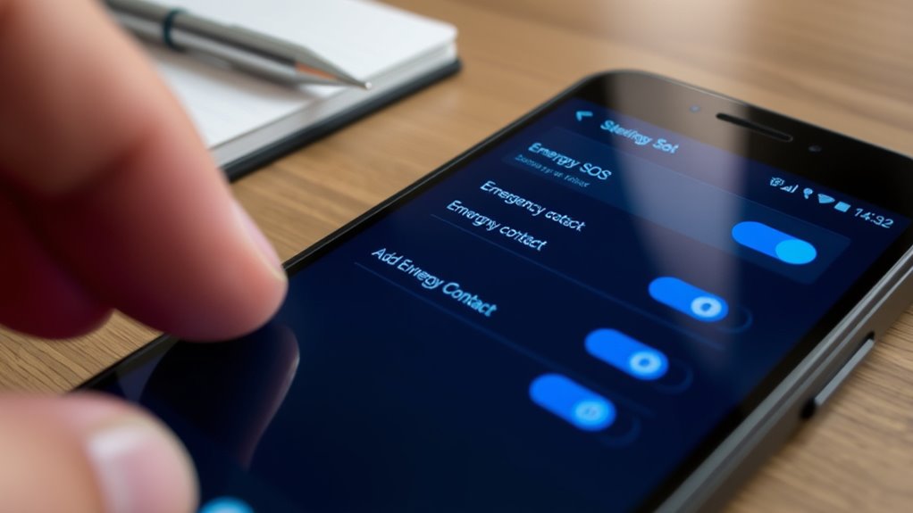 add and verify emergency contacts