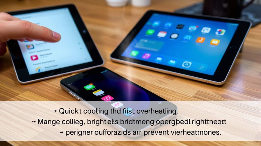 adjust brightness close apps