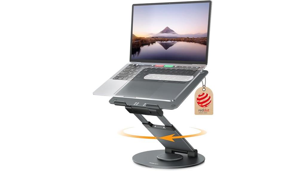 adjustable 360 laptop stand
