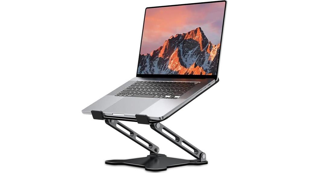 adjustable desk laptop stand