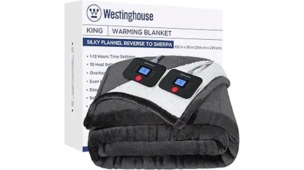 adjustable heated blanket options