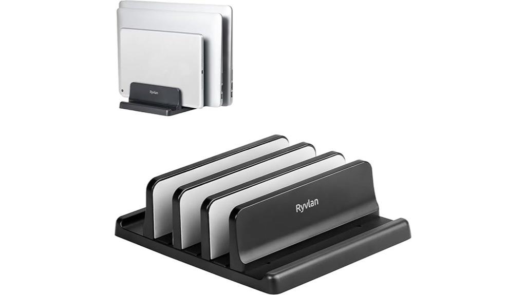 adjustable laptop storage rack