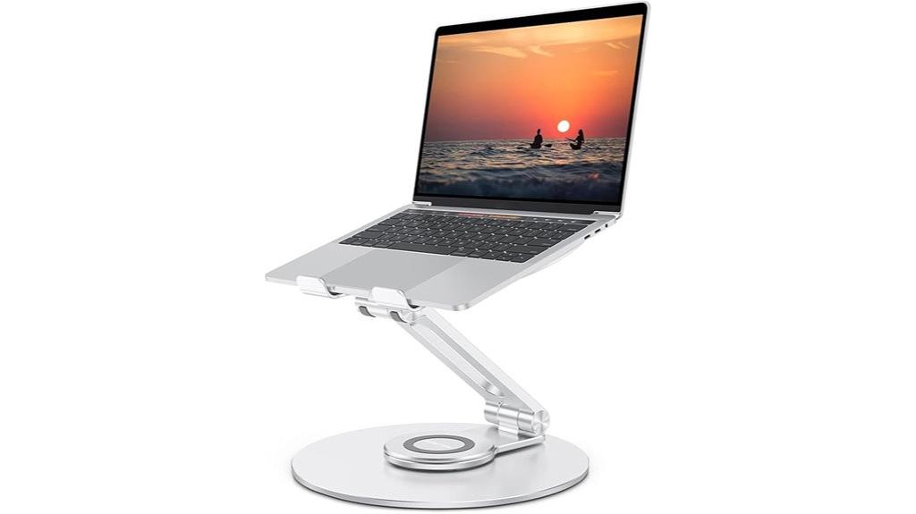 adjustable rotating laptop stand