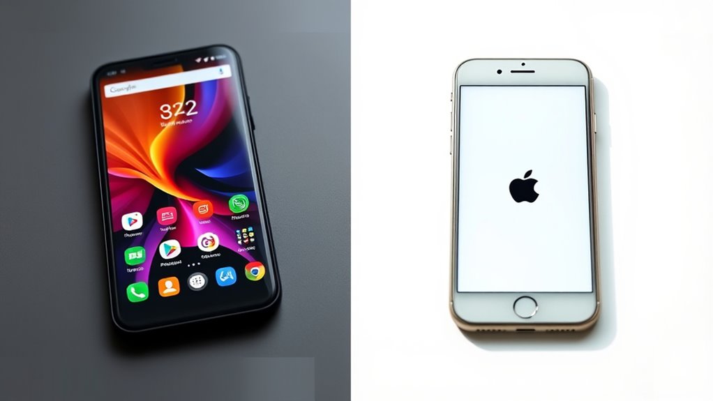 android and iphone comparison