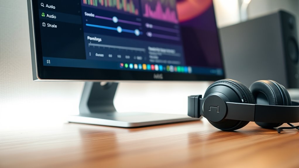check audio output settings