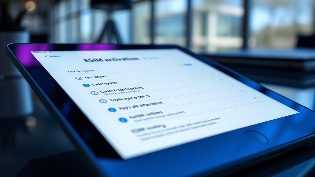check carrier and updates