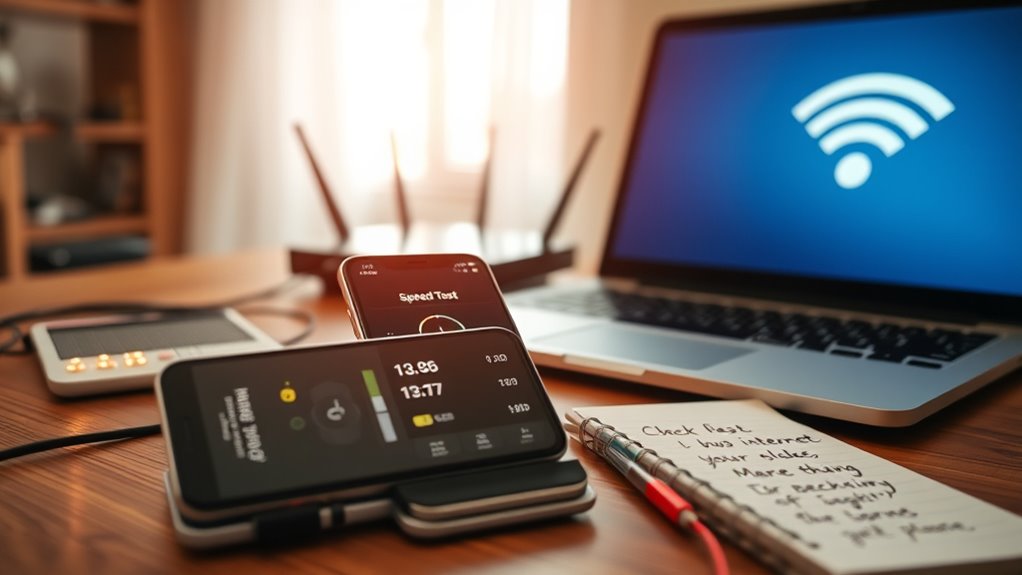 check internet speed and plan