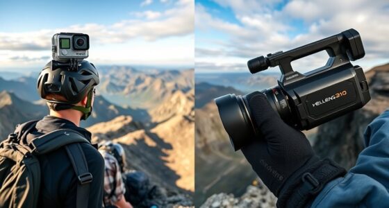 choosing between action and handheld cameras