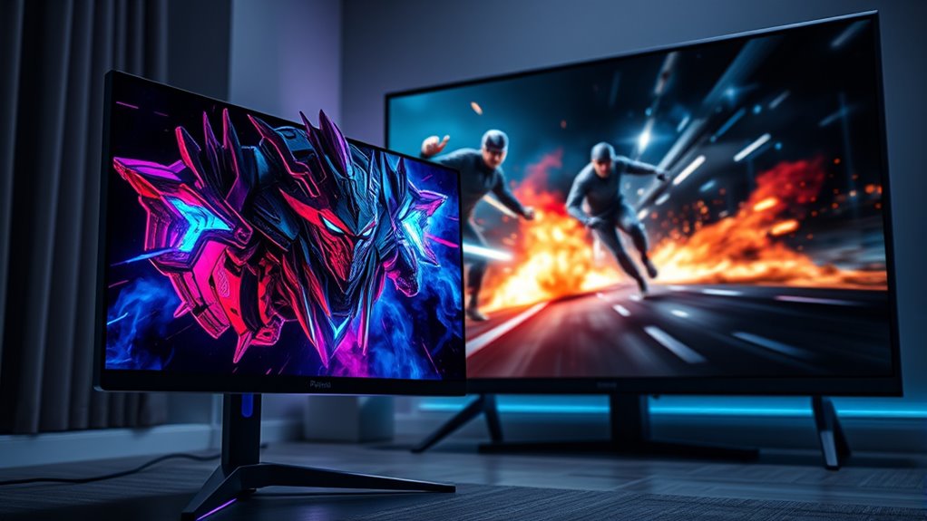 choosing between gaming displays