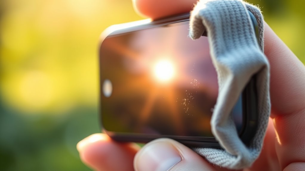 clean lens for sharp images