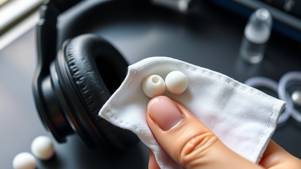 clean tips pads regularly