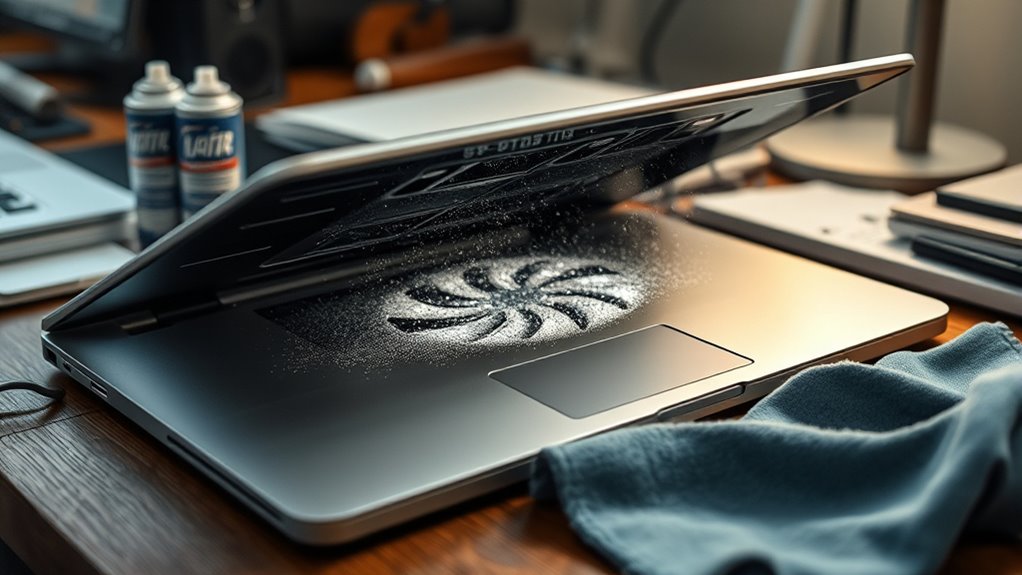 clean vents monitor temperature