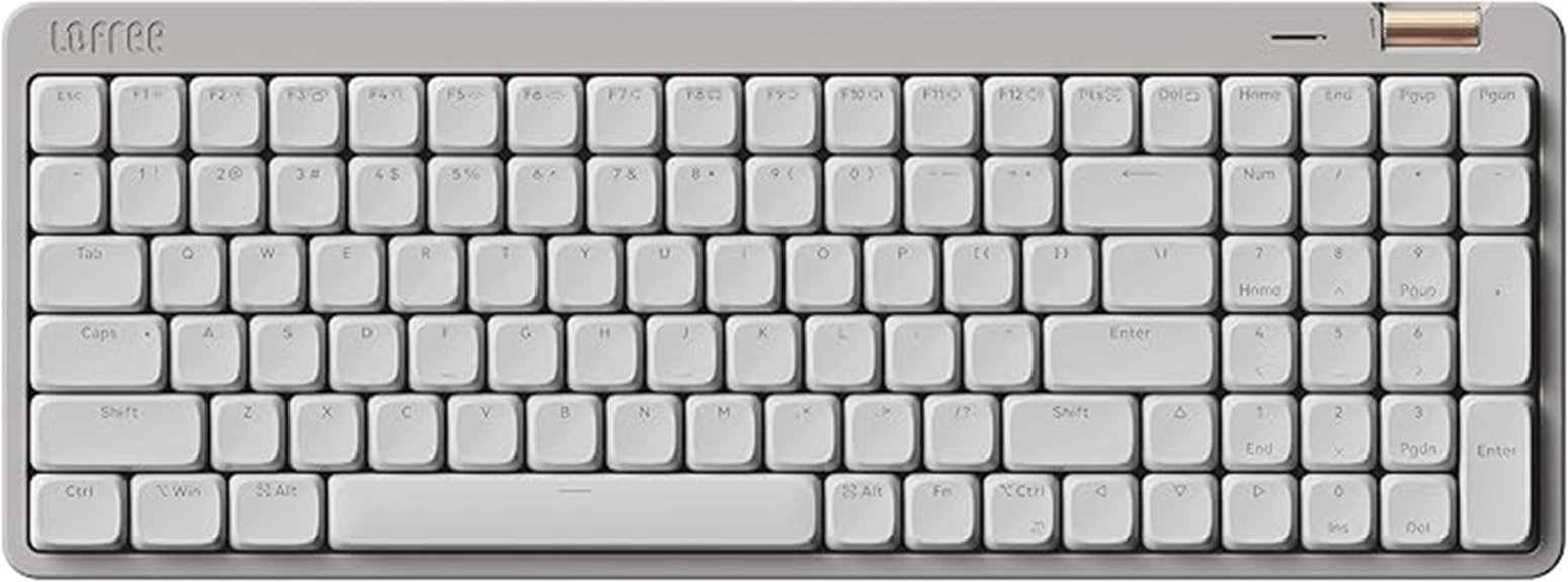 compact wireless mechanical keyboard