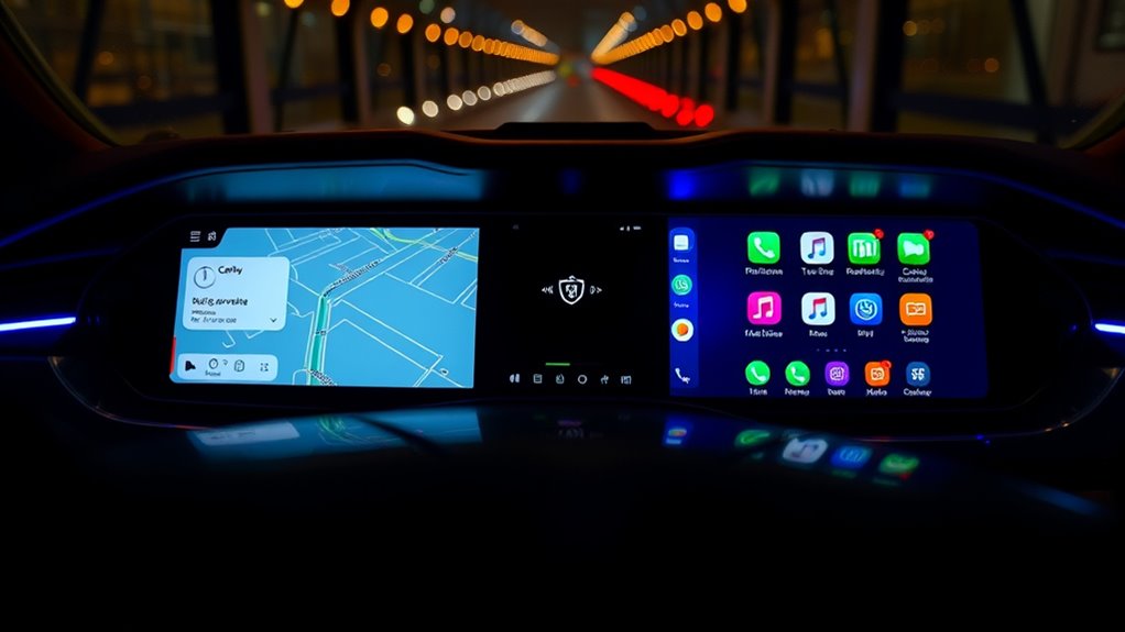 comparison of carplay android auto