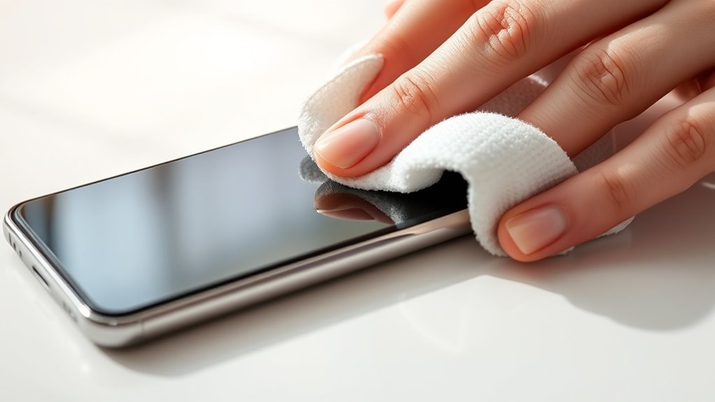 consistent cleaning preserves device hygiene