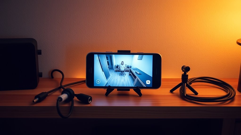 convert old phone into security