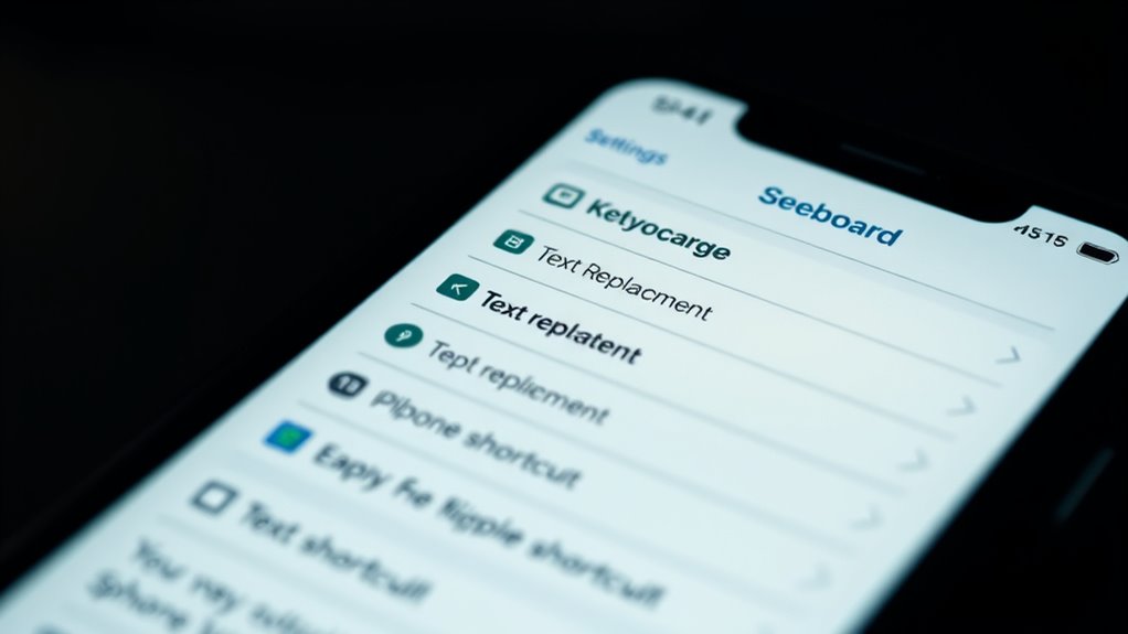 create custom text shortcuts