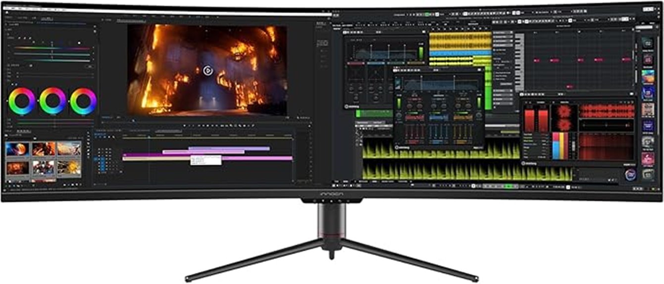 curved ultrawide gaming display