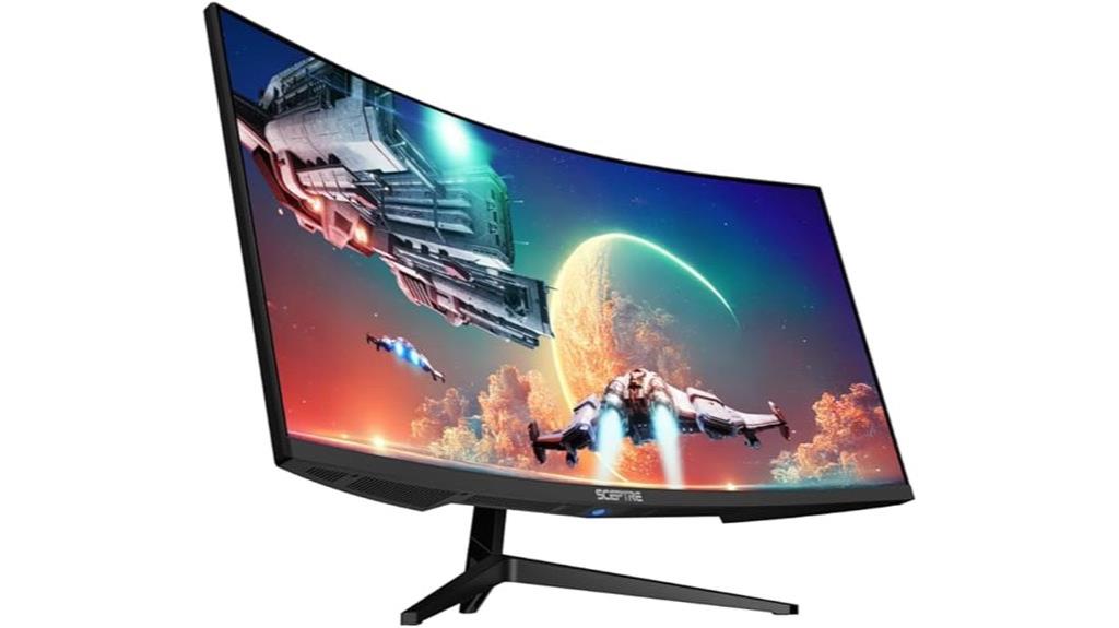 curved ultrawide gaming monitor