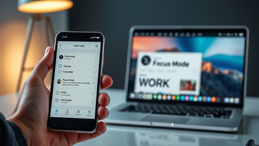custom activity based focus profiles