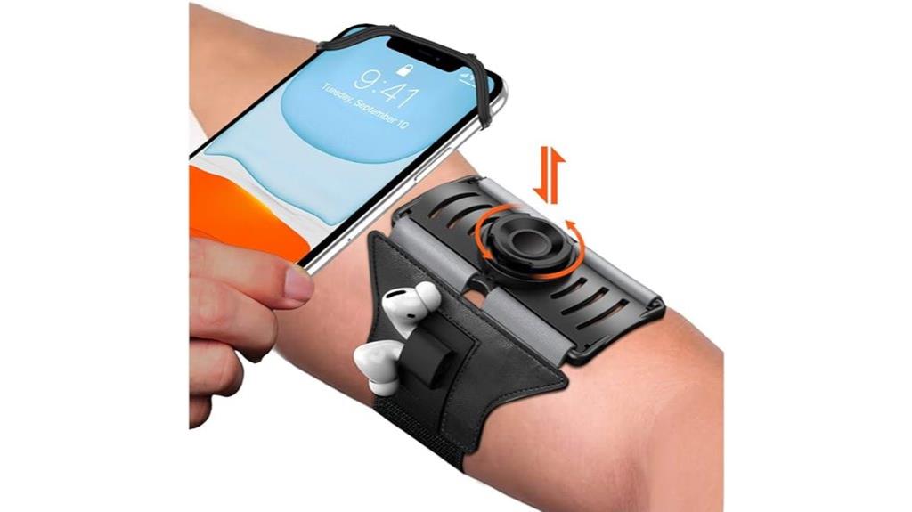detachable smartphone running holder