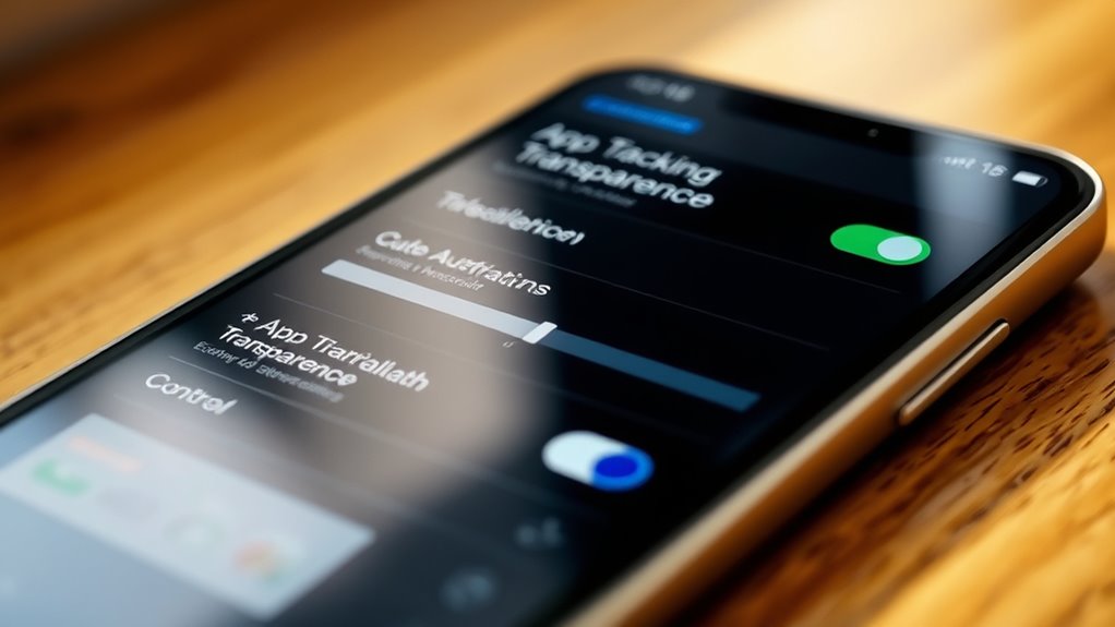 disable app tracking settings