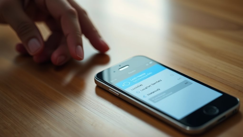 disable location services when not needed