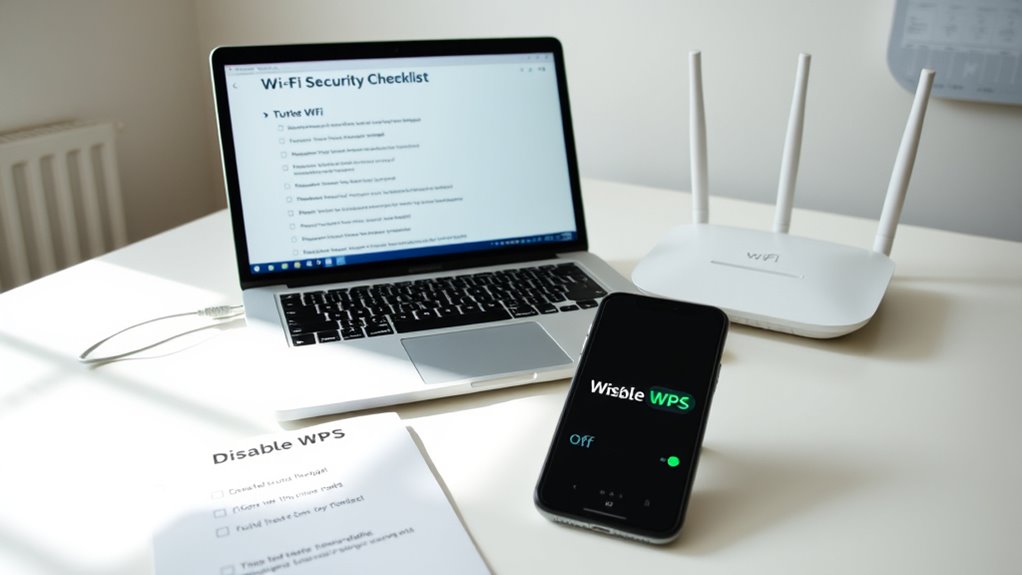 disable wps to secure