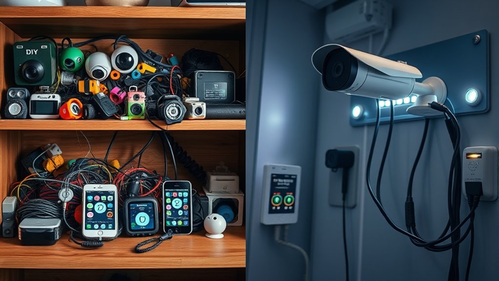 diy vs professional security dependability