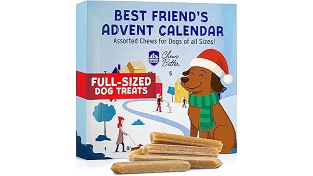 dog chew advent calendar