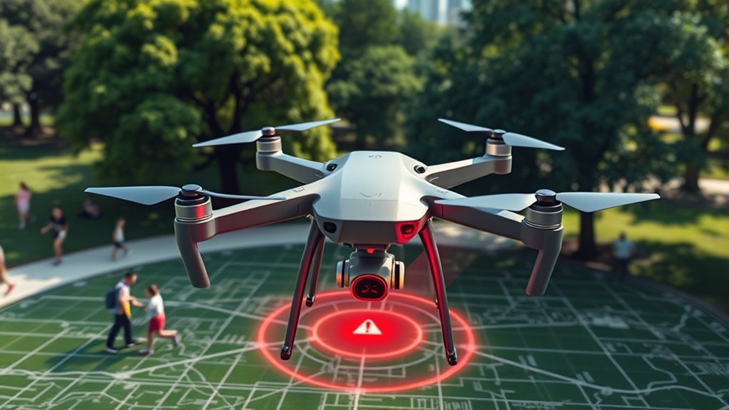 drone geofencing ensures safe flight