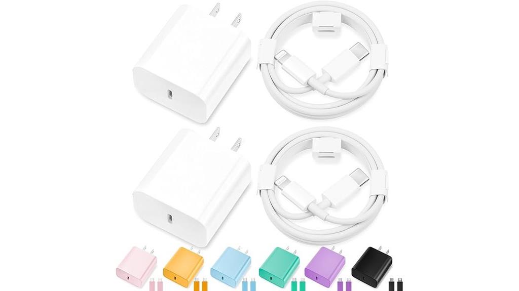 dual fast charging cables