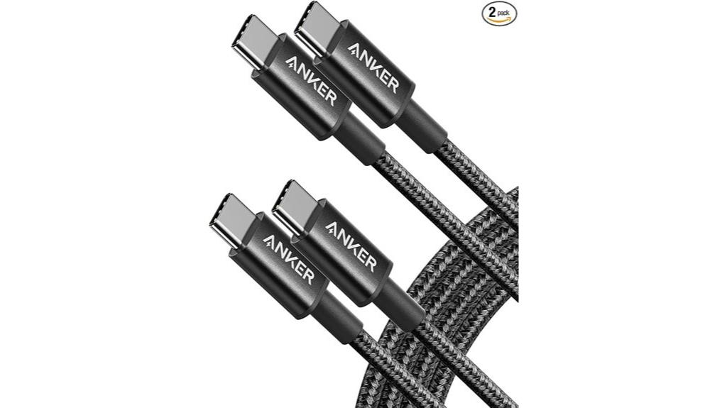dual pack usb c cables