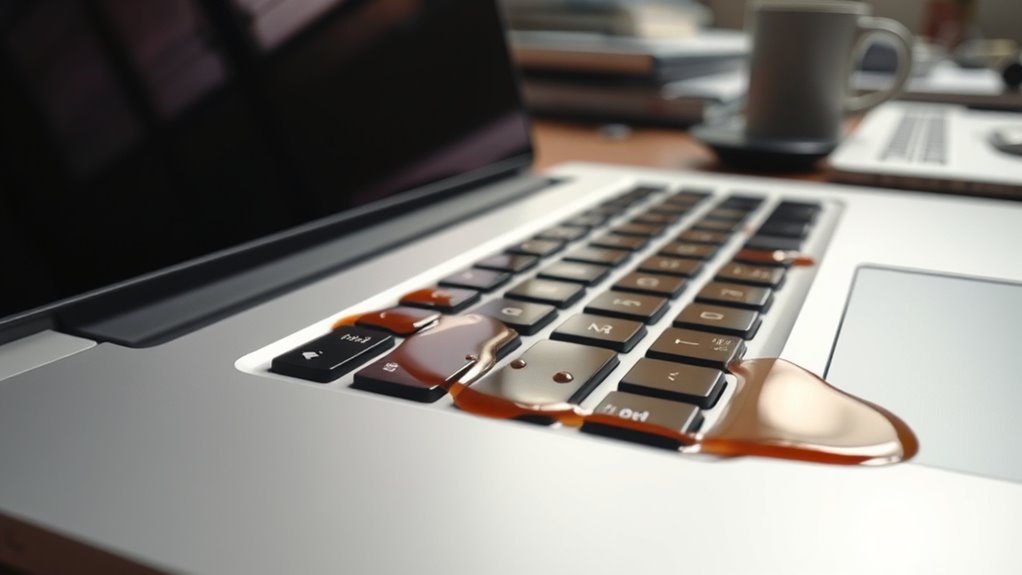 emergency coffee spill recovery