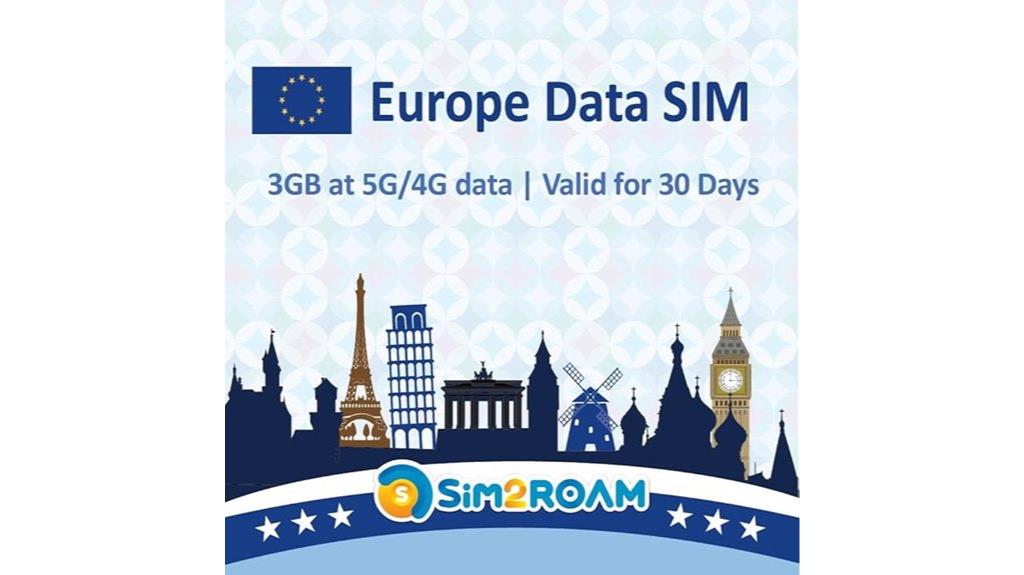 europe 3gb prepaid sim