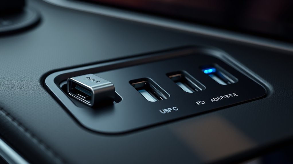ev charging port options