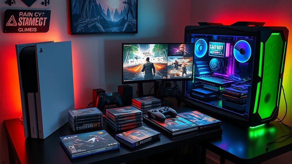 exclusive games and features