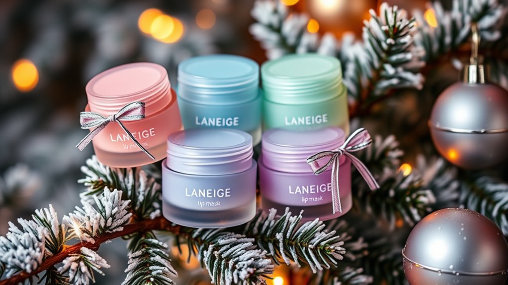 festive hydrating lip mask sets