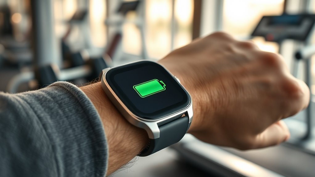 fitness watch battery issues