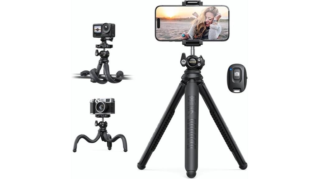 flexible tripod with remote