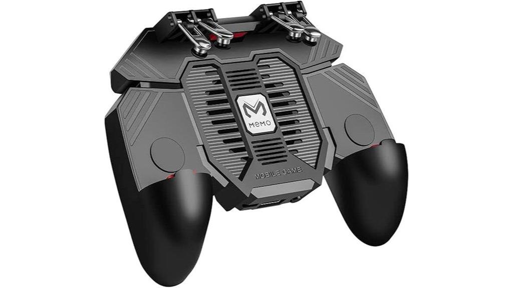 gaming controller with cooling