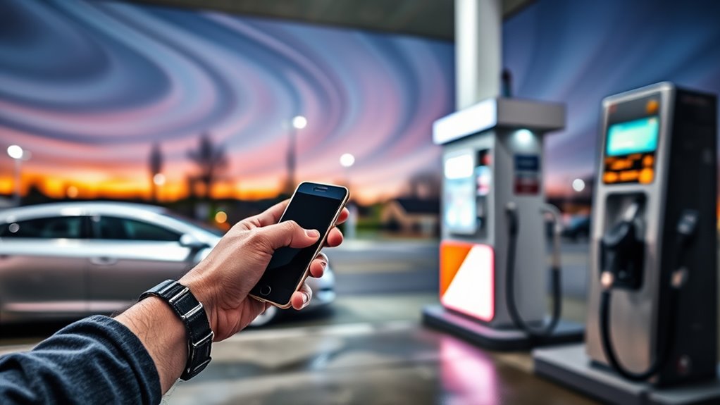 gas station phone safety