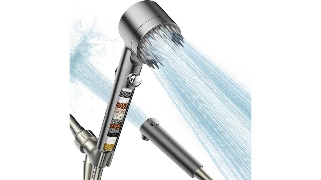 handheld shower with filters