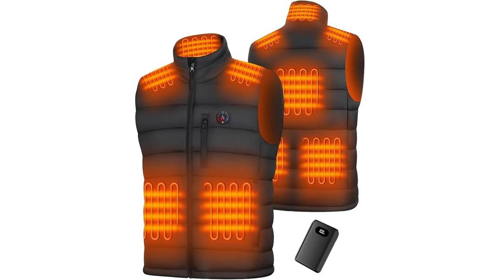heated men s vest battery