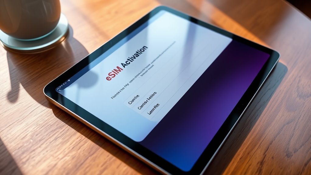 ipad esim carrier options