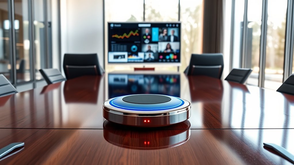 key conference phone features